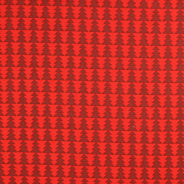  fabric Trees Red