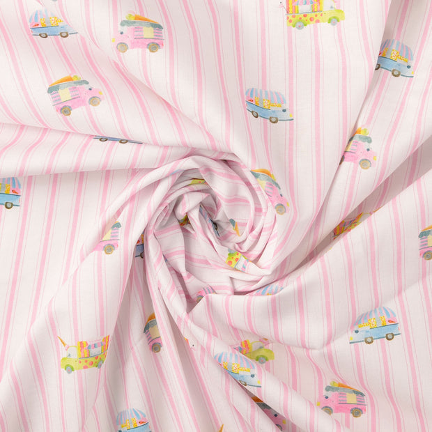 Cretonne fabric Light Pink 