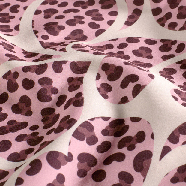 Softshell fabric Hearts Beige