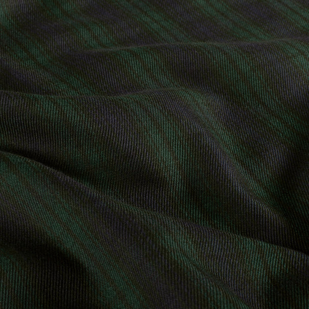 Gabardine fabric Checks Dark Green