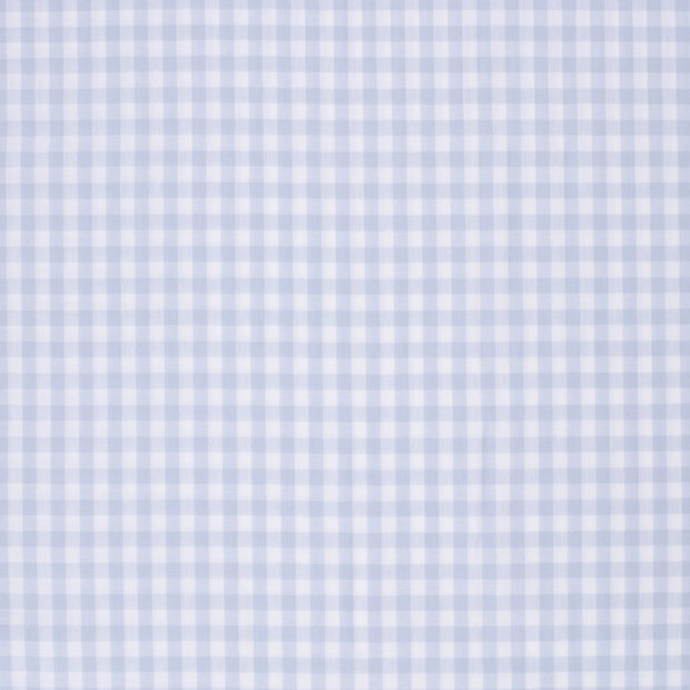 Algodón Popelina tela Azul bebé mate 