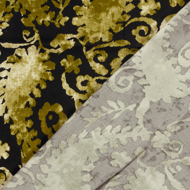 Viscose Twill fabric Abstract printed 