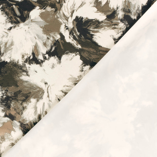Suede leather fabric Abstract printed 