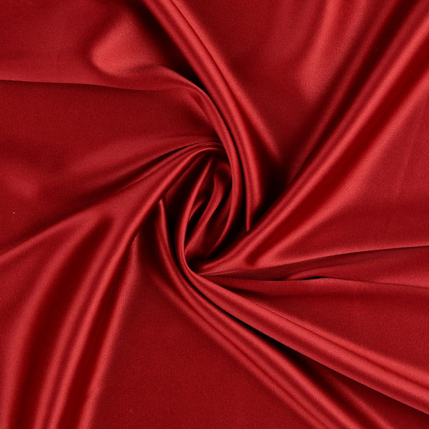 Satin fabric Bordeaux 