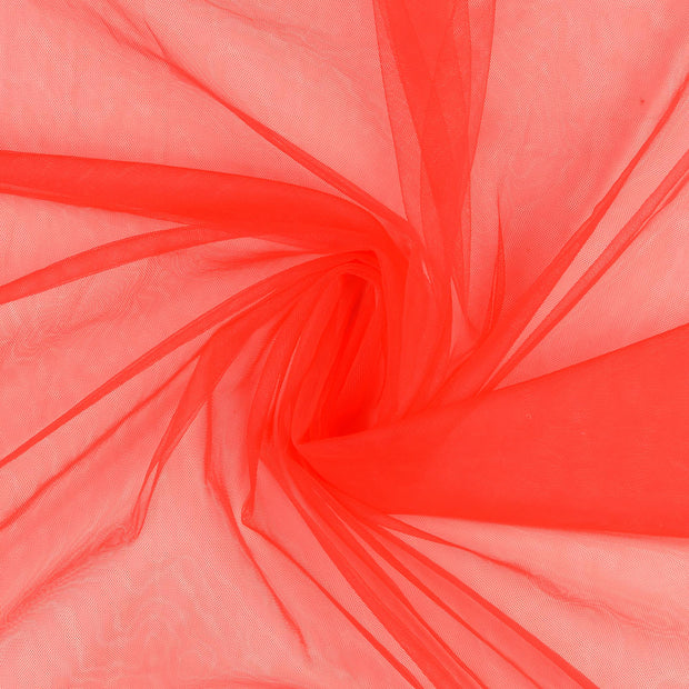 Tulle fabric Red 