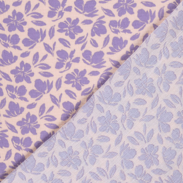 Muslin fabric Flowers printed 