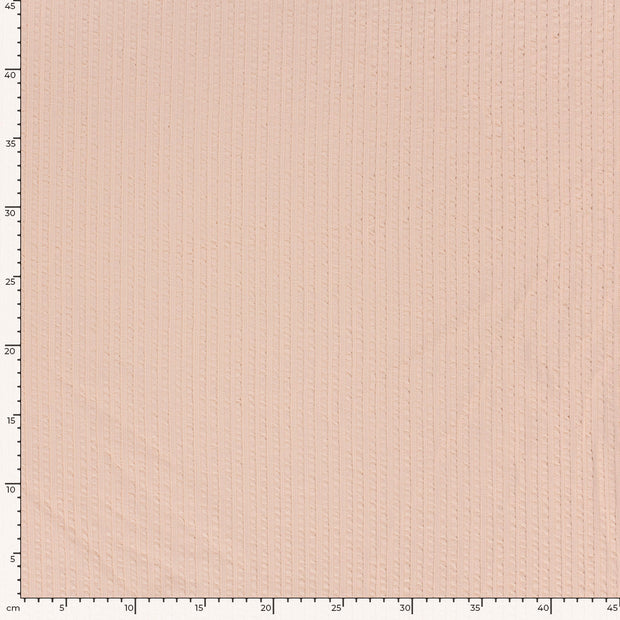 Rib Jacquard fabric Unicolour Salmon