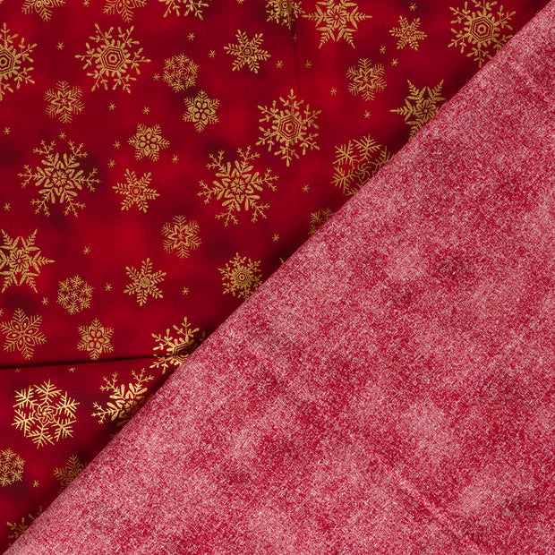  fabric Snowflakes printed 