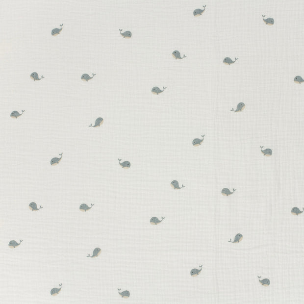 Muslin fabric Off White matte 
