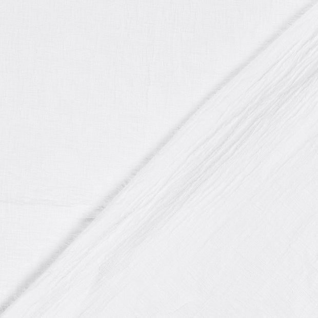 Woven Cotton Linen fabric Leaves embroidered 