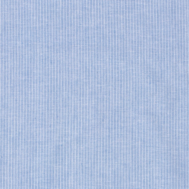 Chambré fabrik Streifen Babyblau