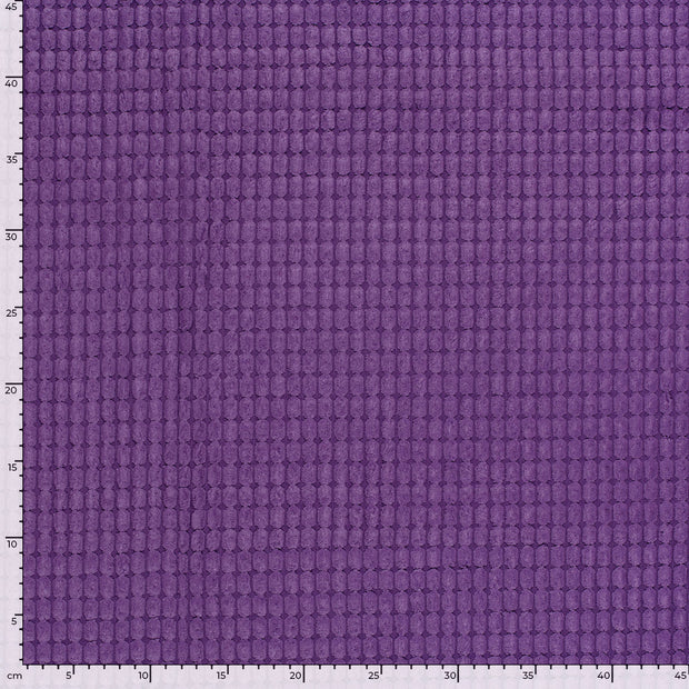 Jacquard fabrik Uni Magenta
