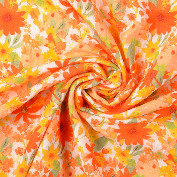 Muslin fabric Orange 