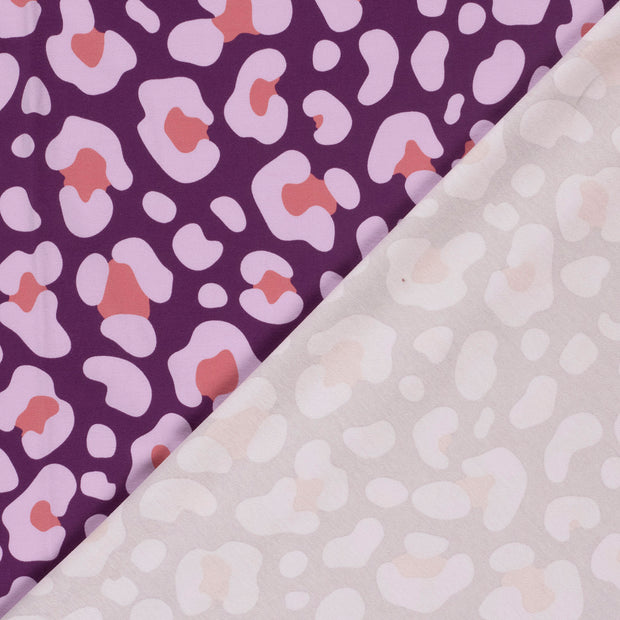 Jersey fabric Panther printed 