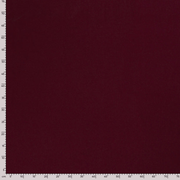 Jersey fabric Unicolour Bordeaux