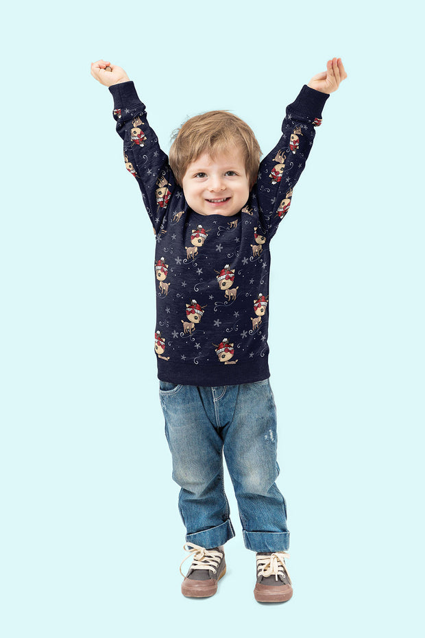 French Terry fabric Navy 