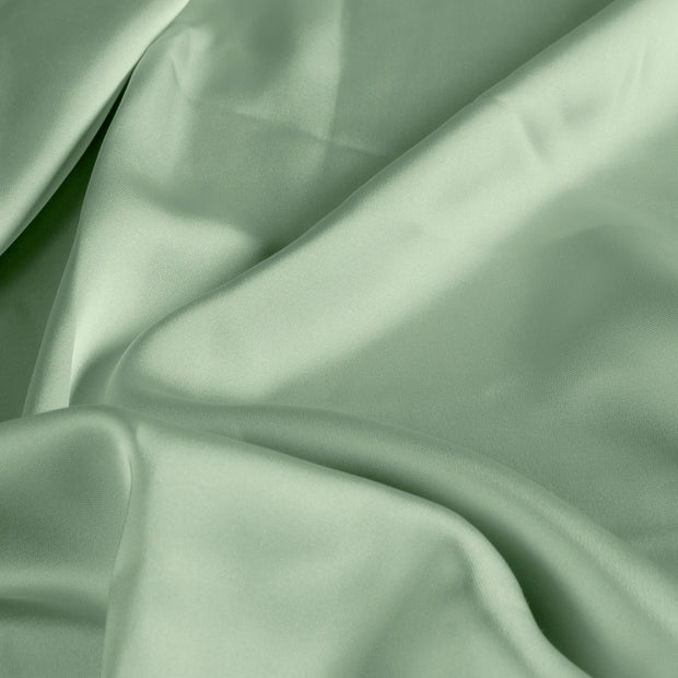 Satin fabric Unicolour Mint