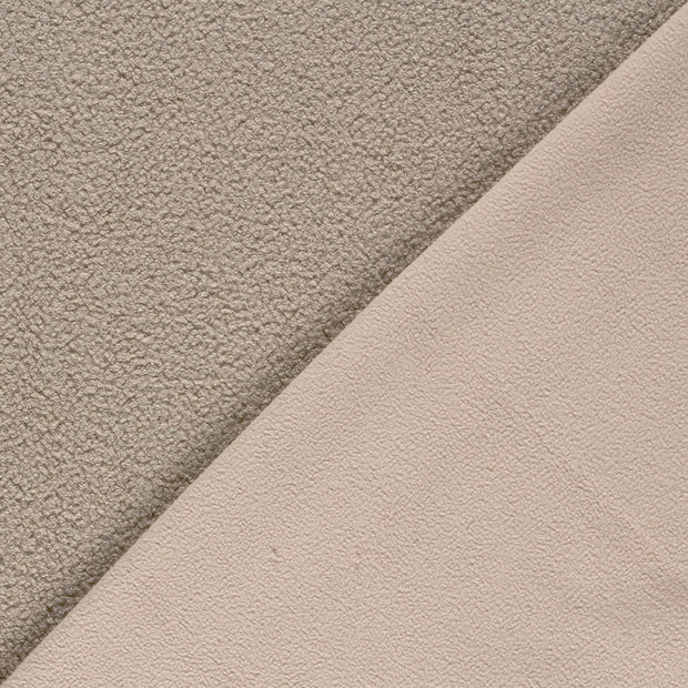 Teddy fabric Unicolour backed 