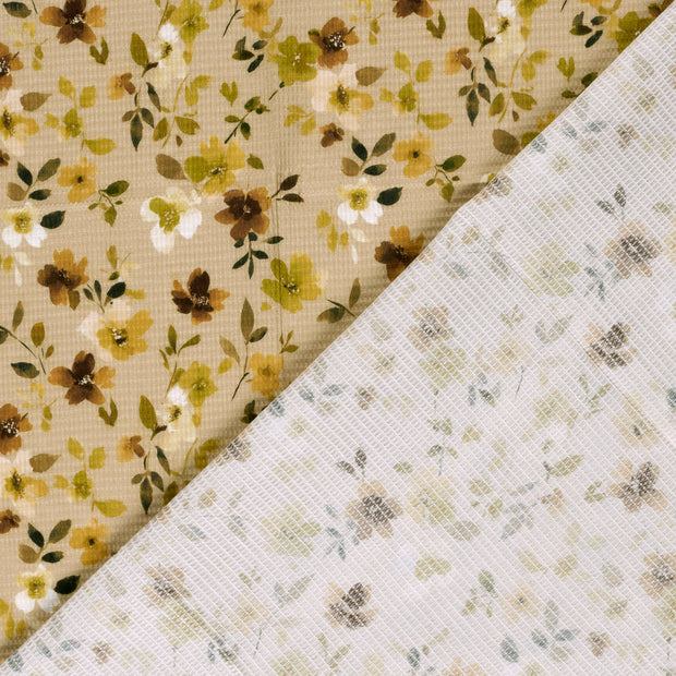 Waffle piqué fabric  