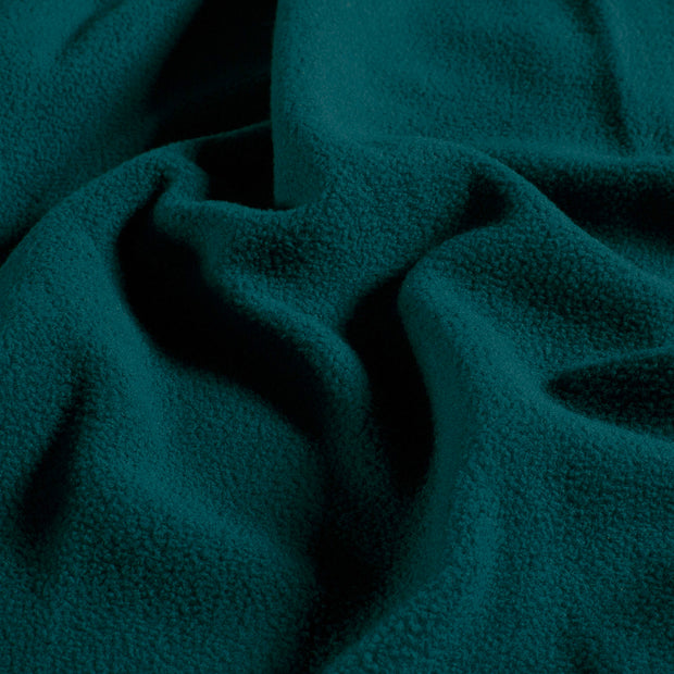 Fleece fabric Unicolour Petrol