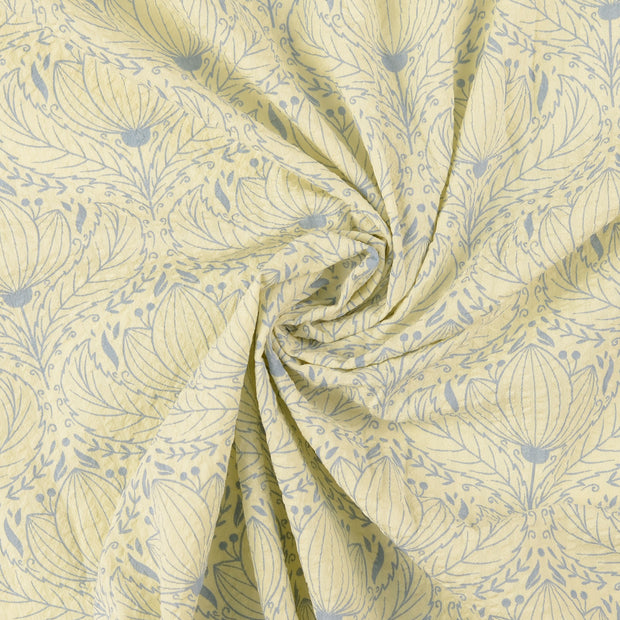 Seersucker fabric Light Blue 
