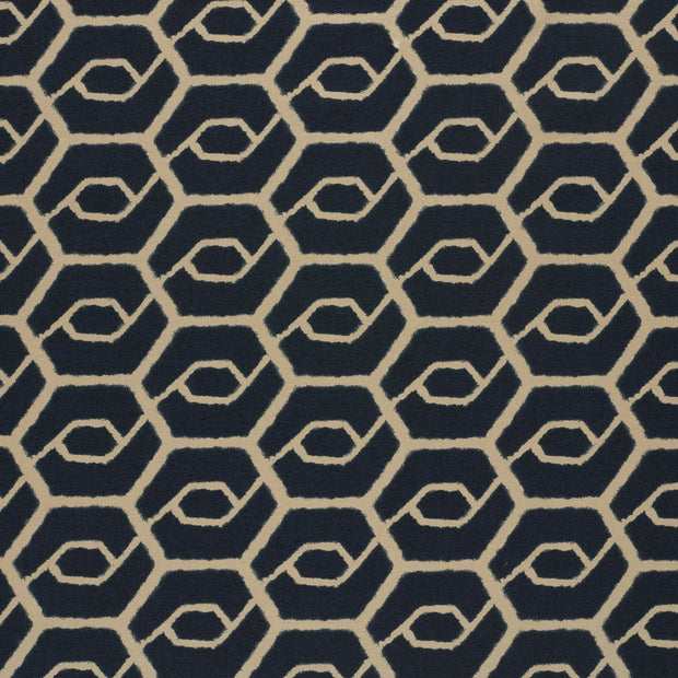 Punta di Roma fabric Navy matte 