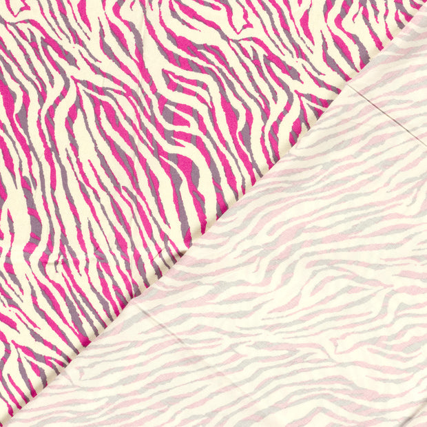 Viscose Satin fabric Abstract printed 