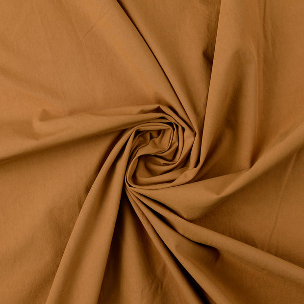 Cotton Poplin fabric Brown 