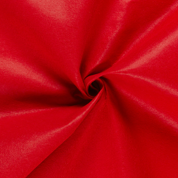 Felt fabric Red 