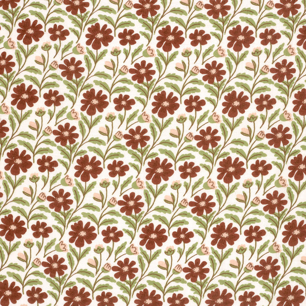 Muslin fabric Off White matte 