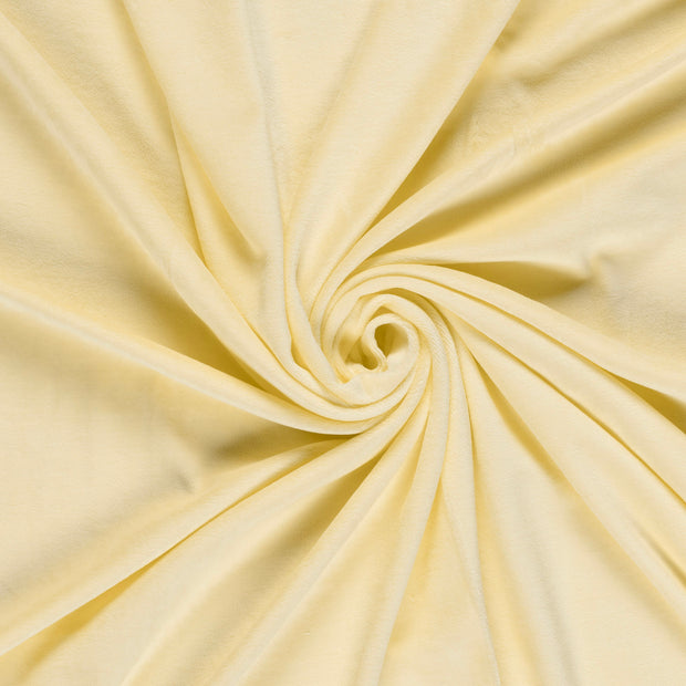 Nicky velours fabric Light Yellow 