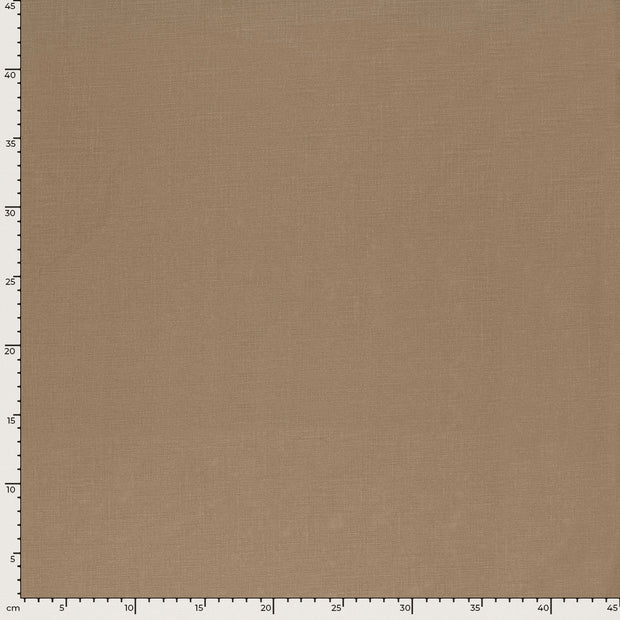 Woven Polyester fabric Unicolour Camel