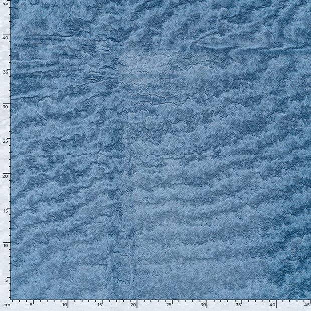 Bamboo Fleece fabric Unicolour Indigo