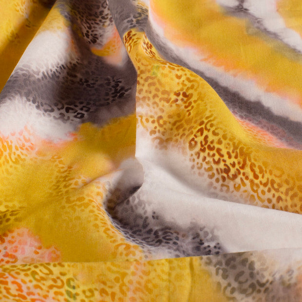 Voile tela Batik Ocre