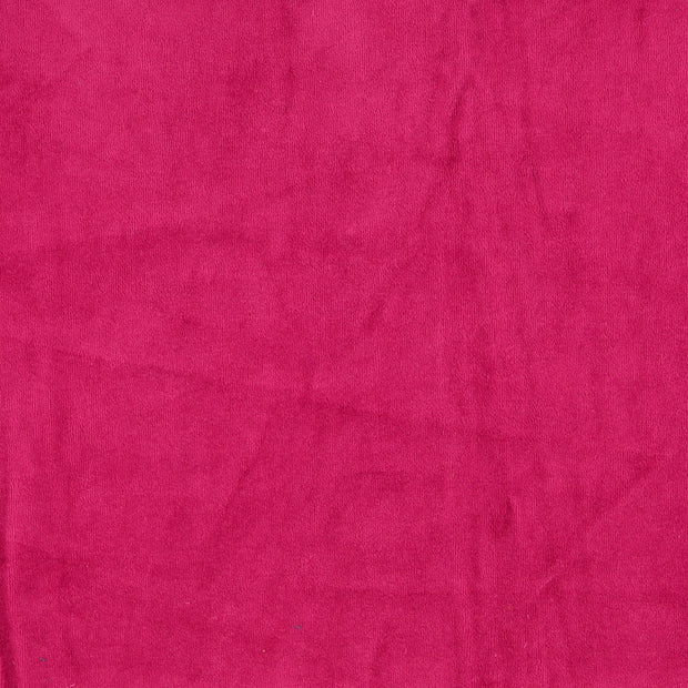 Velours fabric Unicolour Pink
