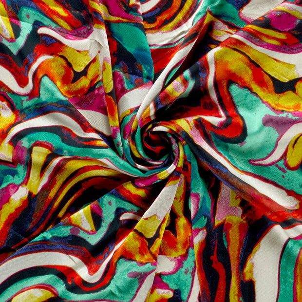 Polyester Bubble fabric Navy 