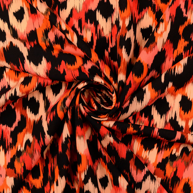 Viscose Poplin fabric Red 