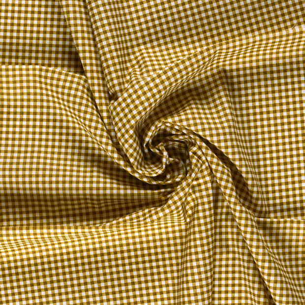 Cretonne fabric Brown digital printed 