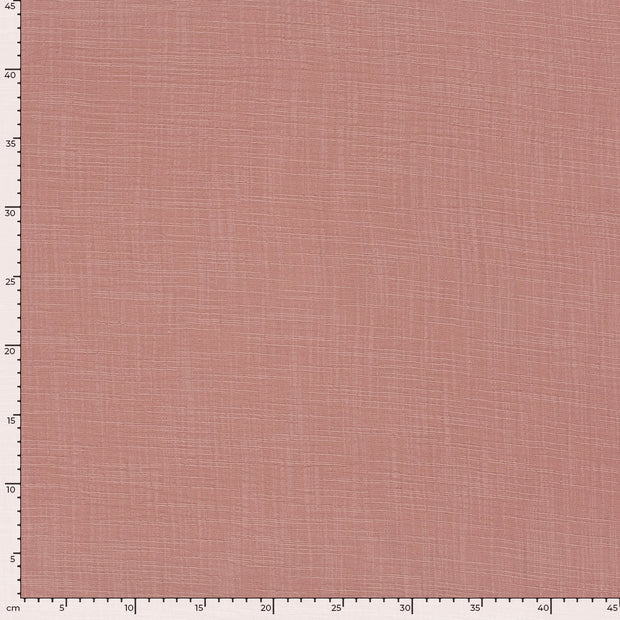 Muslin fabric Unicolour Pink