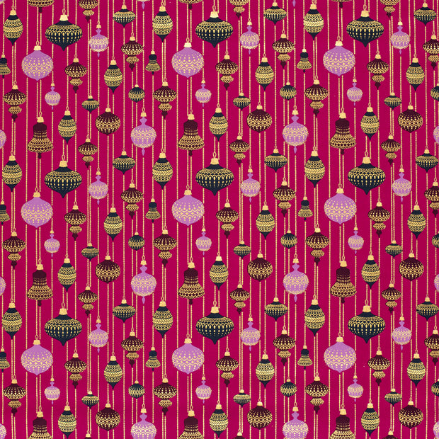 Cotton Poplin fabric Magenta 