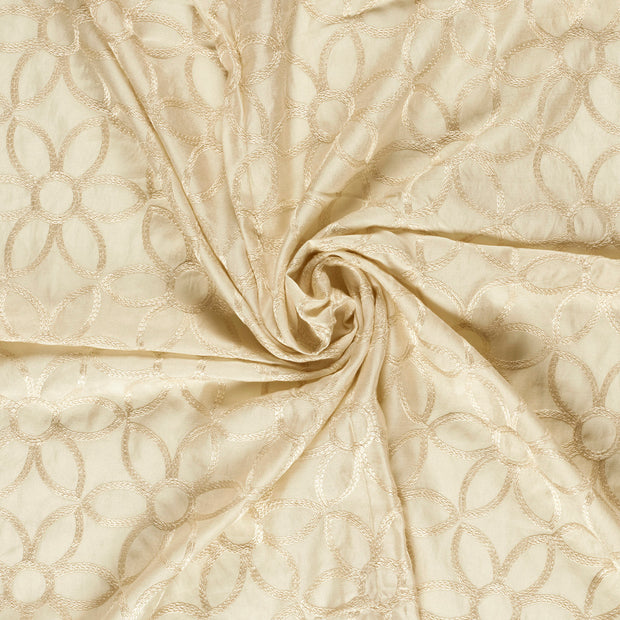  fabric Off White embroidered 