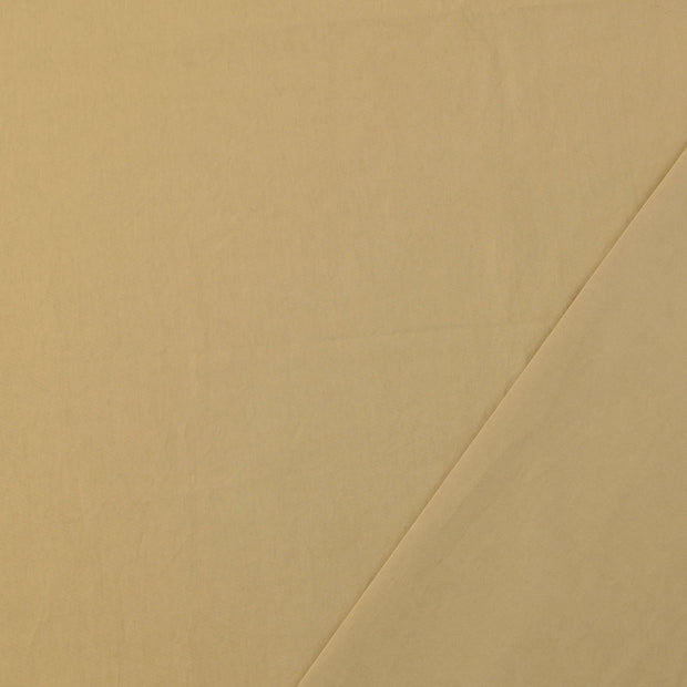 Cotton Poplin fabric Beige pre-washed 