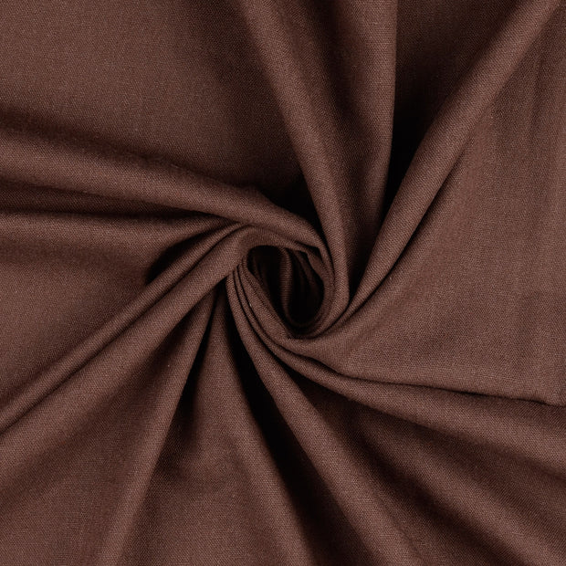 Linen fabric Brown 