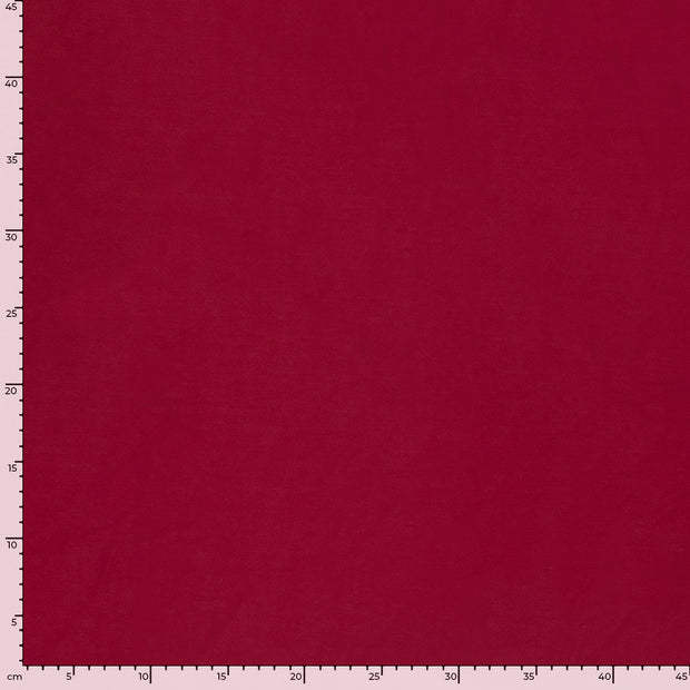 Satén tela Unicolor Rojo