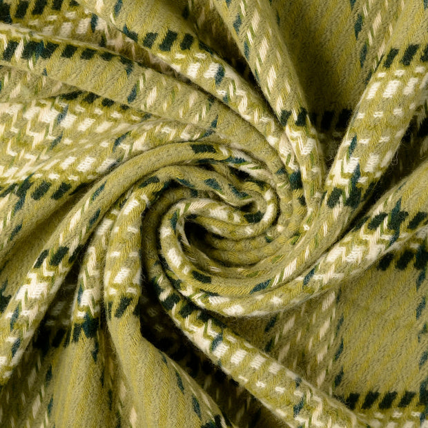 Mantel Wool Touch fabric Olive Green 