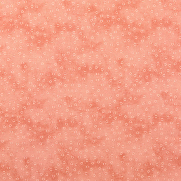 Cotton Poplin fabric Geometric pattern Old Pink