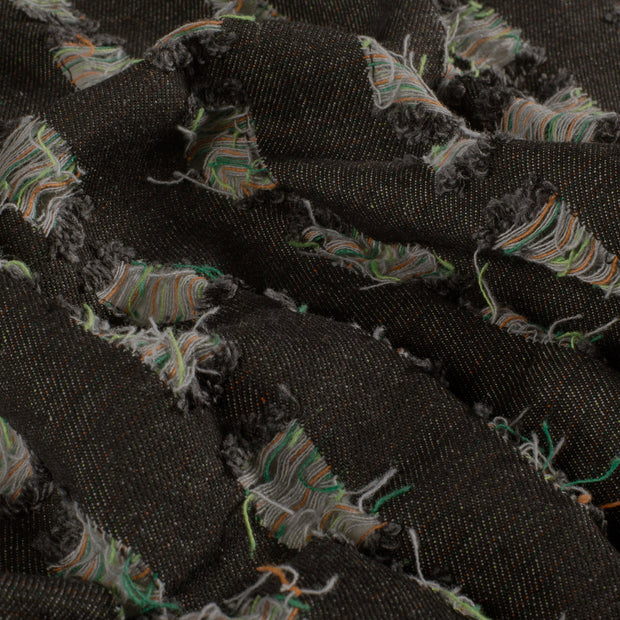 Denim fabric Unicolour Black