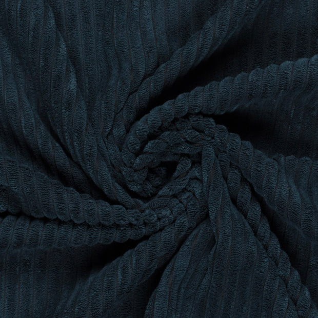 Corduroy 4.5w fabric Unicolour Navy