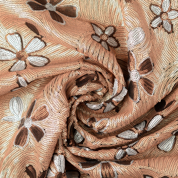 Tulle fabric Beige 
