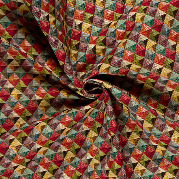Gobelin fabric Red jacquard 